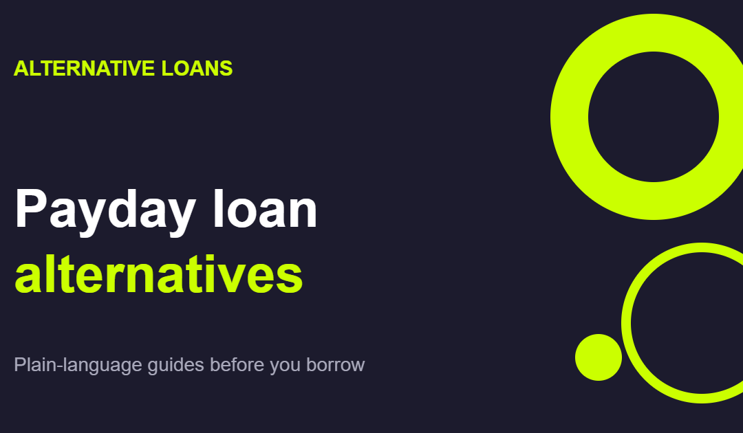 Payday loan alternatives in Canada: guide cover