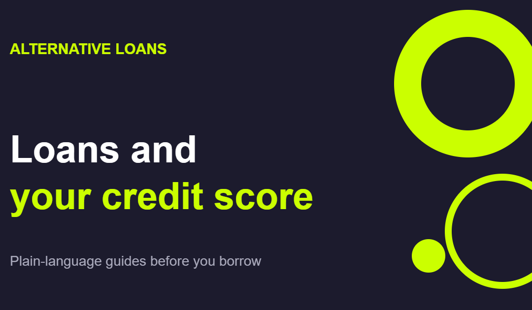 How a personal loan affects your credit score: guide cover